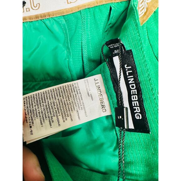 J. LINDEBERG Eleonora Green Branded Mid-Rise Elastic Waist Golf Pants Size 26 - Picture 5 of 12